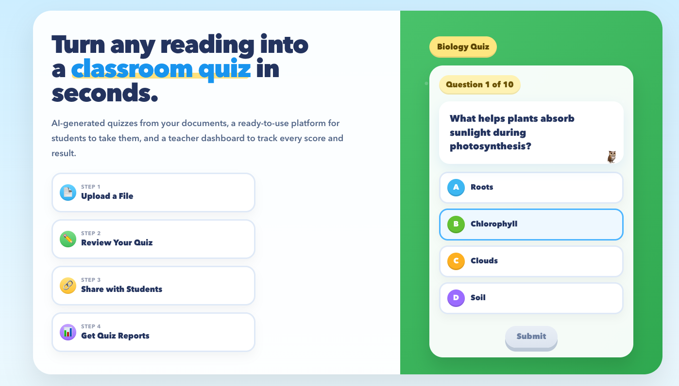 AI Quiz Builder